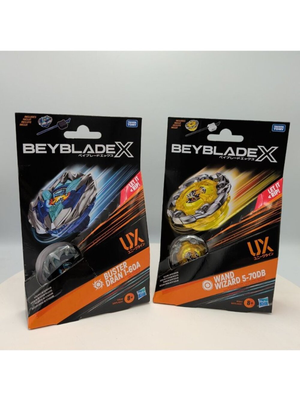 Beyblade X UX Wand Wizard 5-70DB + Buster Dran 1-60A Starter Pack Lot New Sealed